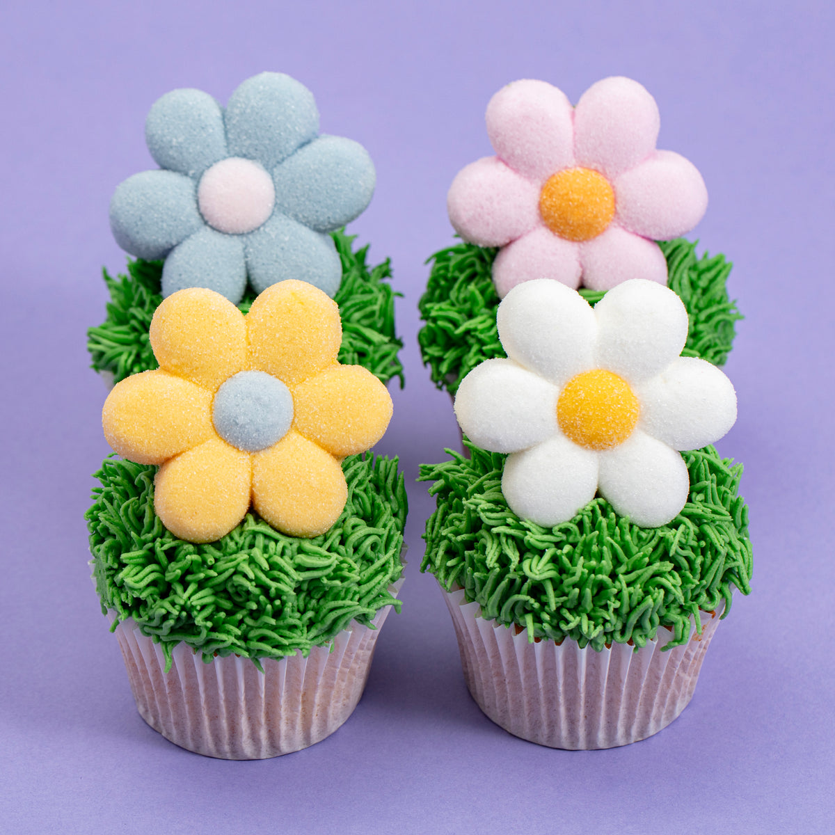 PME Marshmallow - Pastellblumen - 12 Stk