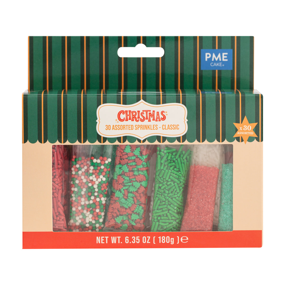 PME Zuckerstreusel - Weihnachten - 30er Pack - Klassisch