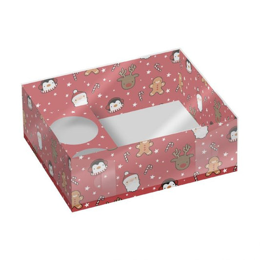 Simply Making Treat & Cupcake Box - Santas Friends -  2Stk 