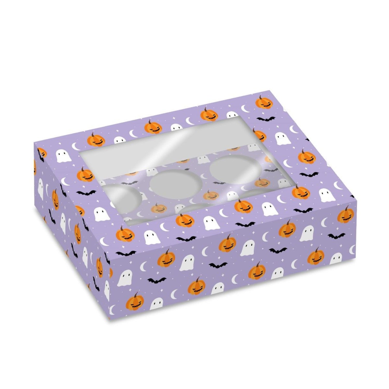 Simply Making Cupcake Box - 6 Cupcake - Halloween Nights -  2Stk