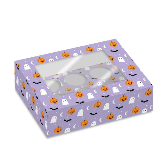Simply Making Cupcake Box - 6 Cupcake - Halloween Nights -  2Stk