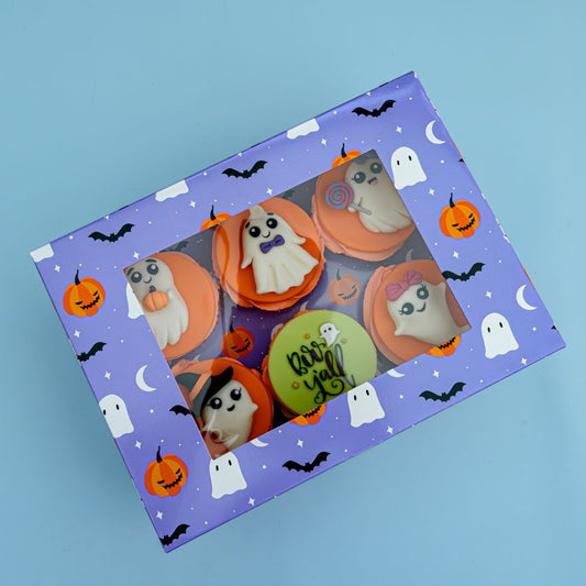 Simply Making Cupcake Box - 6 Cupcake - Halloween Nights -  2Stk