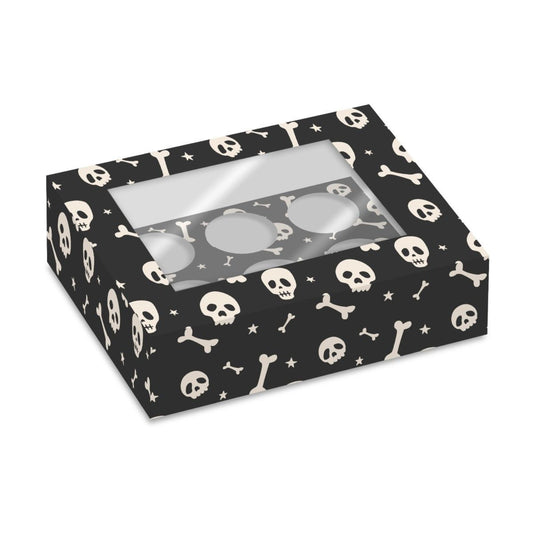 Simply Making Cupcake Box - 6 Cupcake - Halloween Totenkopf -  2Stk