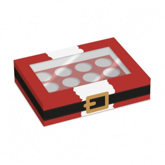 Simply Making Cupcake Box - Santa - 12 Cupcake -  2Stk
