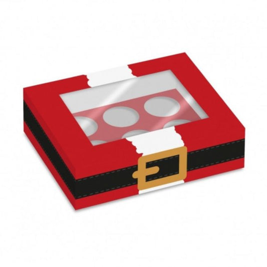 Simply Making Cupcake Box - 6 Cupcake - Santa -  2Stk