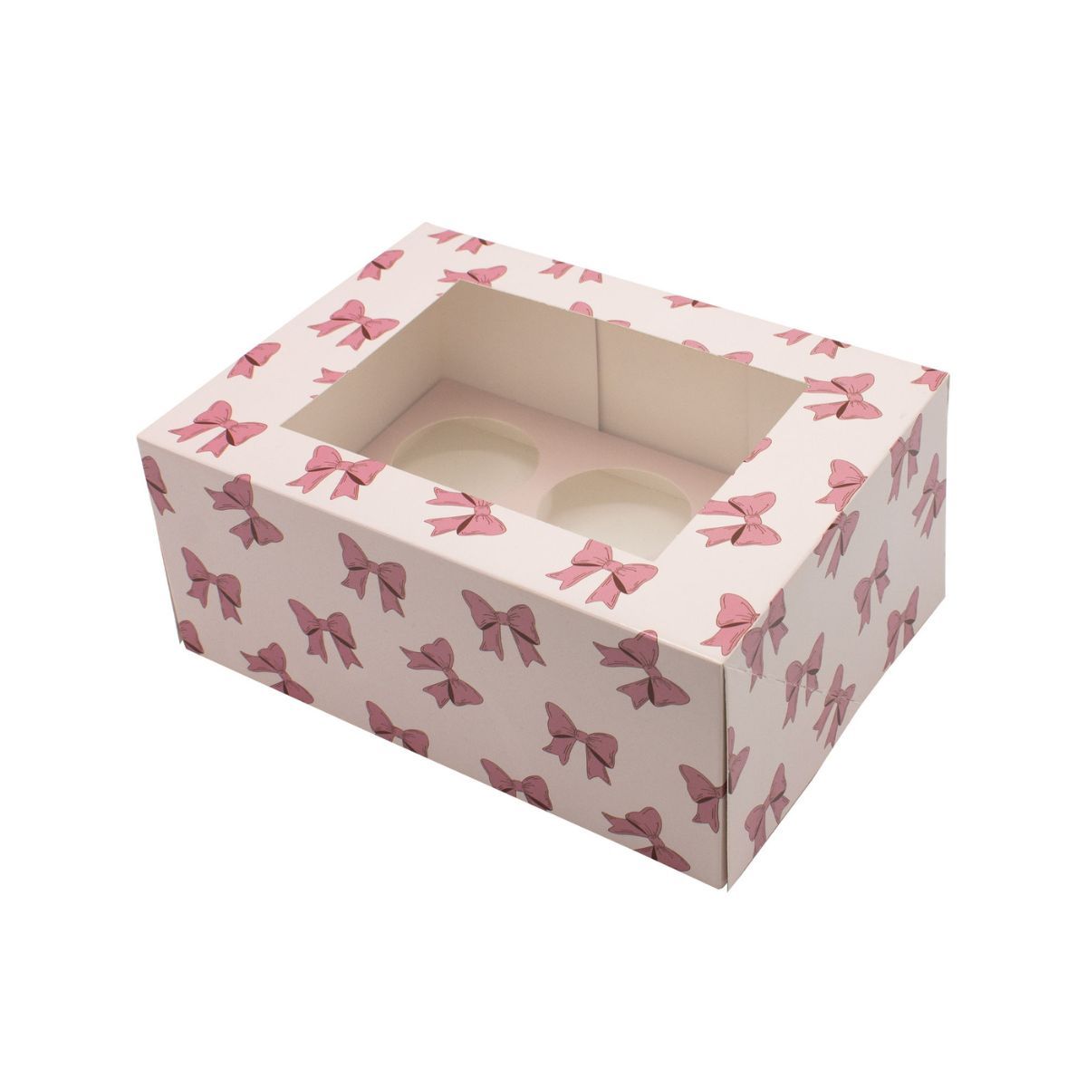 Simply Making Cupcake Box - 6 Cupcake - Schleifen -  2Stk 