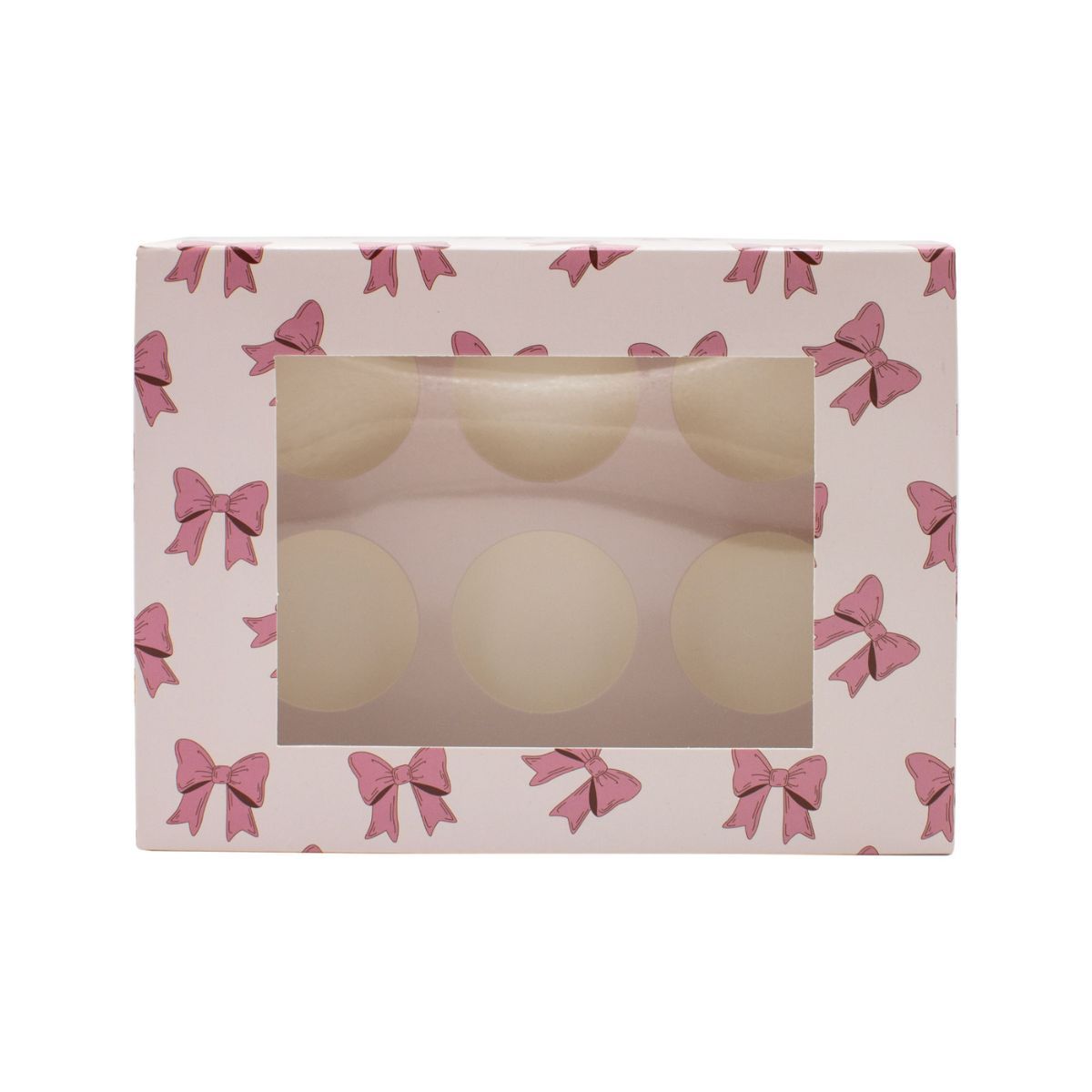 Simply Making Cupcake Box - 6 Cupcake - Schleifen -  2Stk 