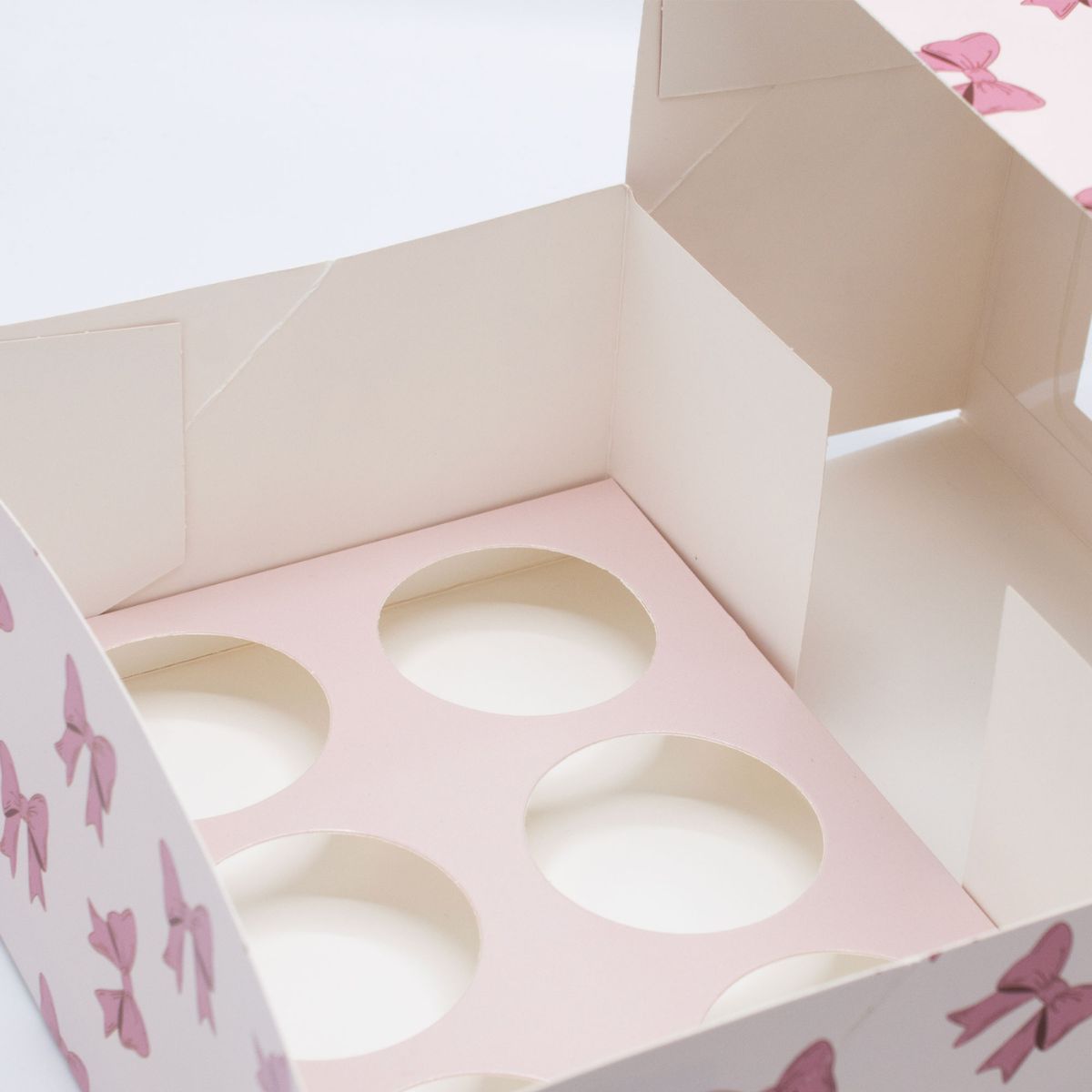 Simply Making Cupcake Box - 6 Cupcake - Schleifen -  2Stk 
