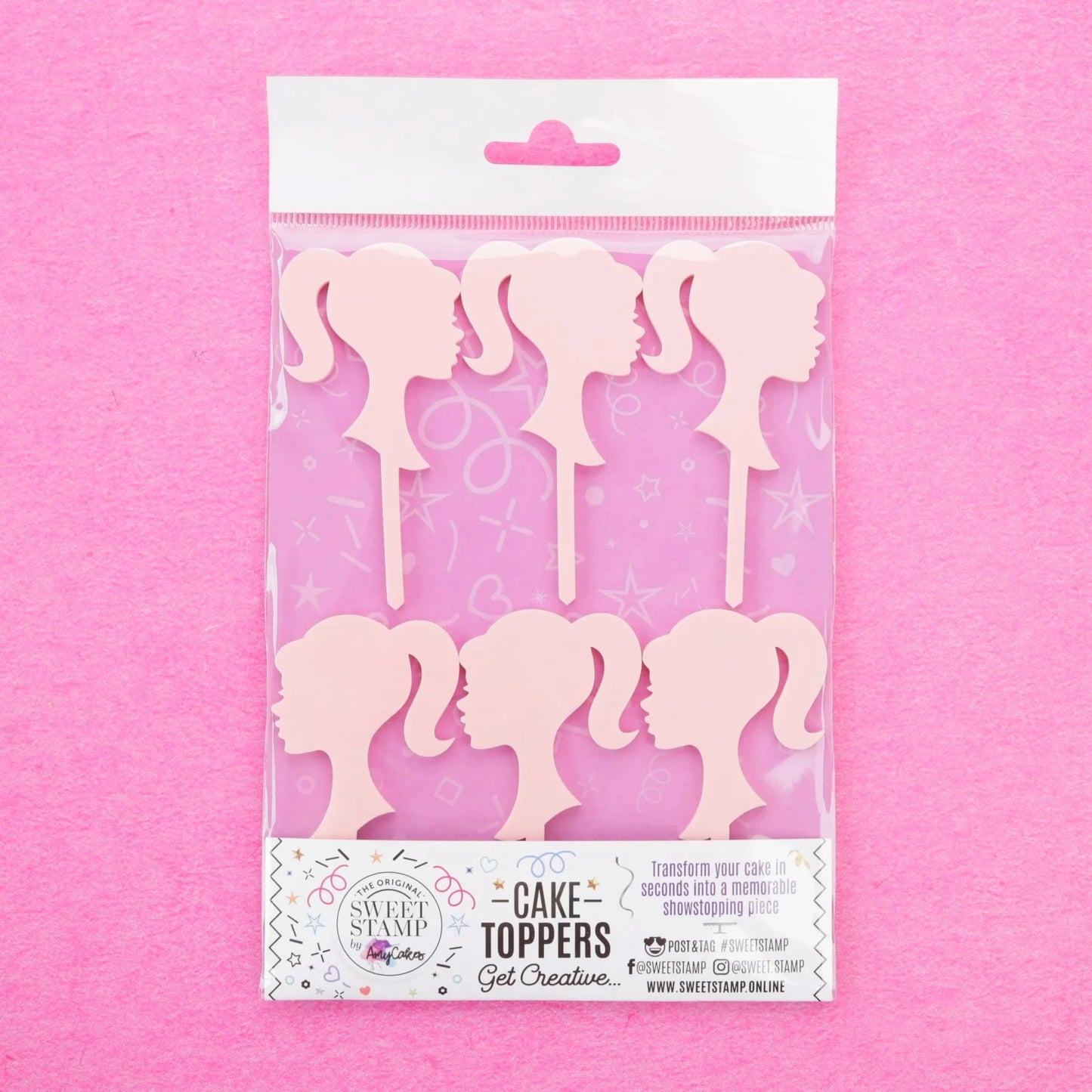 Sweet Stamp Cupcake Topper Doll