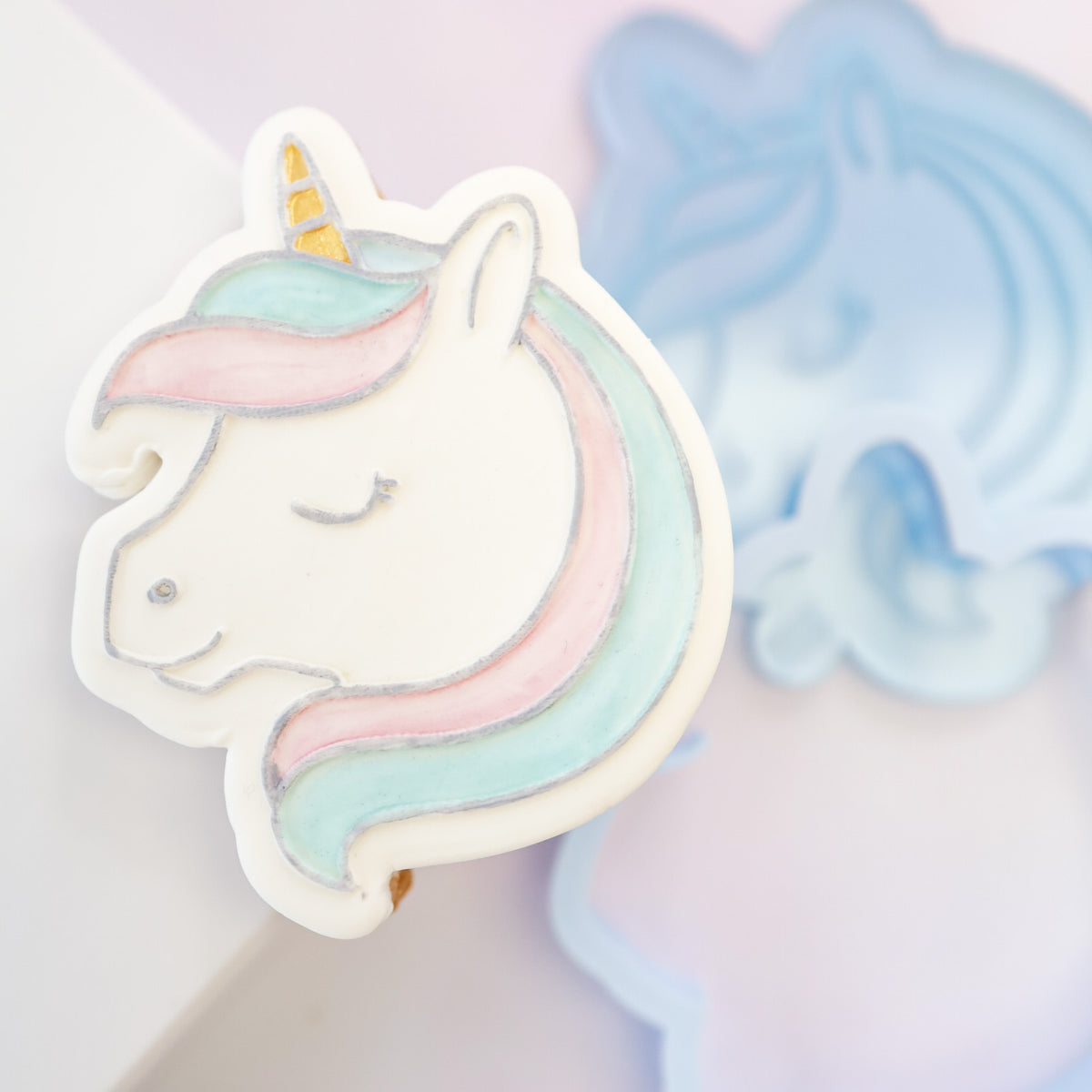 Sweet Stamp - Ausstecher und Stempel Einhorn