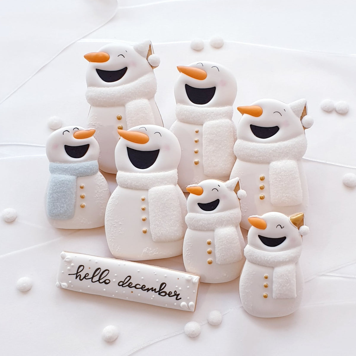 Ausstechform Schneemann mit Hut