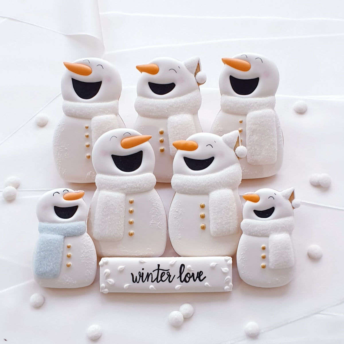 Ausstechform Schneemann mit Hut