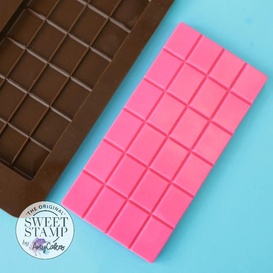 Sweet Stamp - Silikonform - Schokoladenform Tafel 