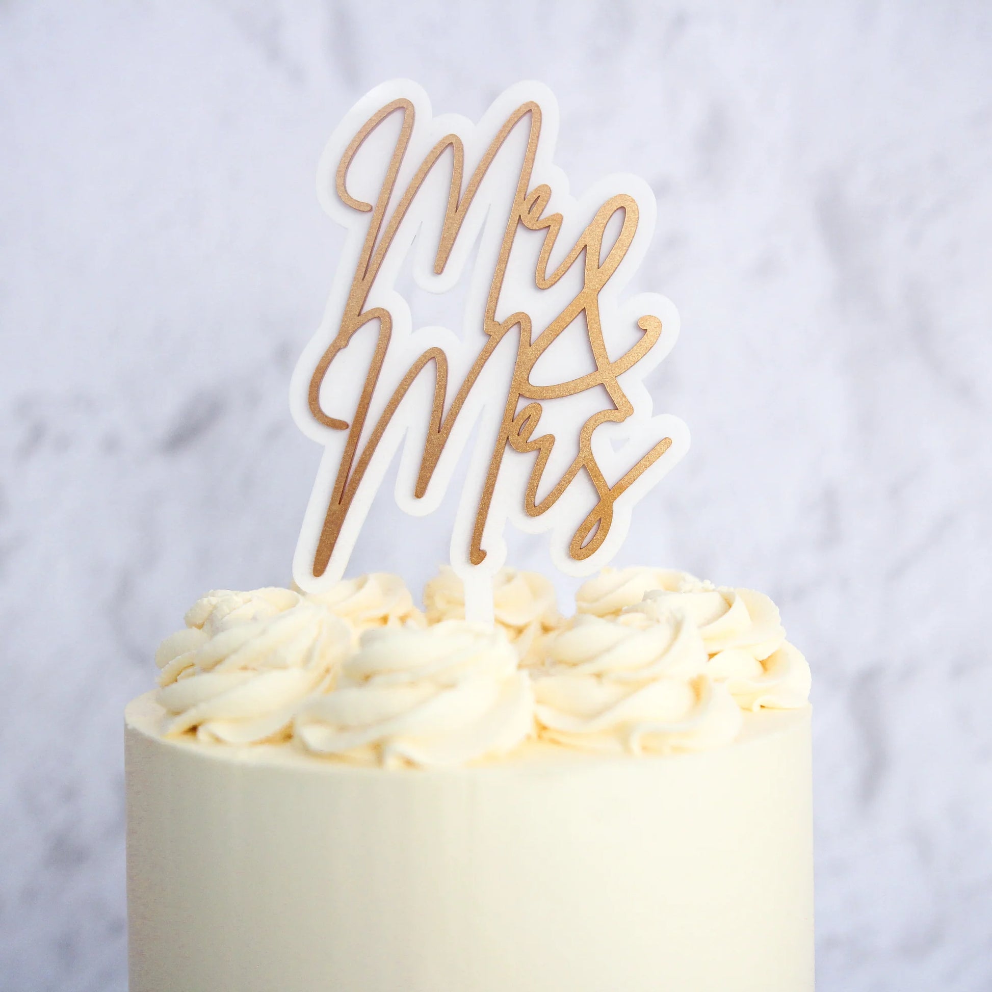 Sweet Stamp Tortentopper - Kuchenaufsatz - Mr. & Mrs