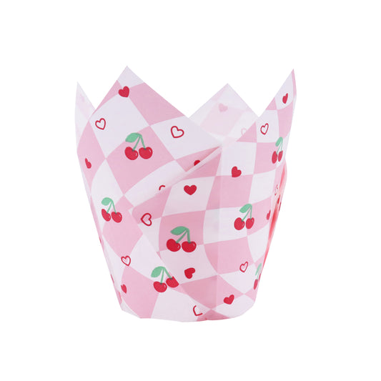 PME Tulip Muffin Backform - Kirschen - 24 Stk
