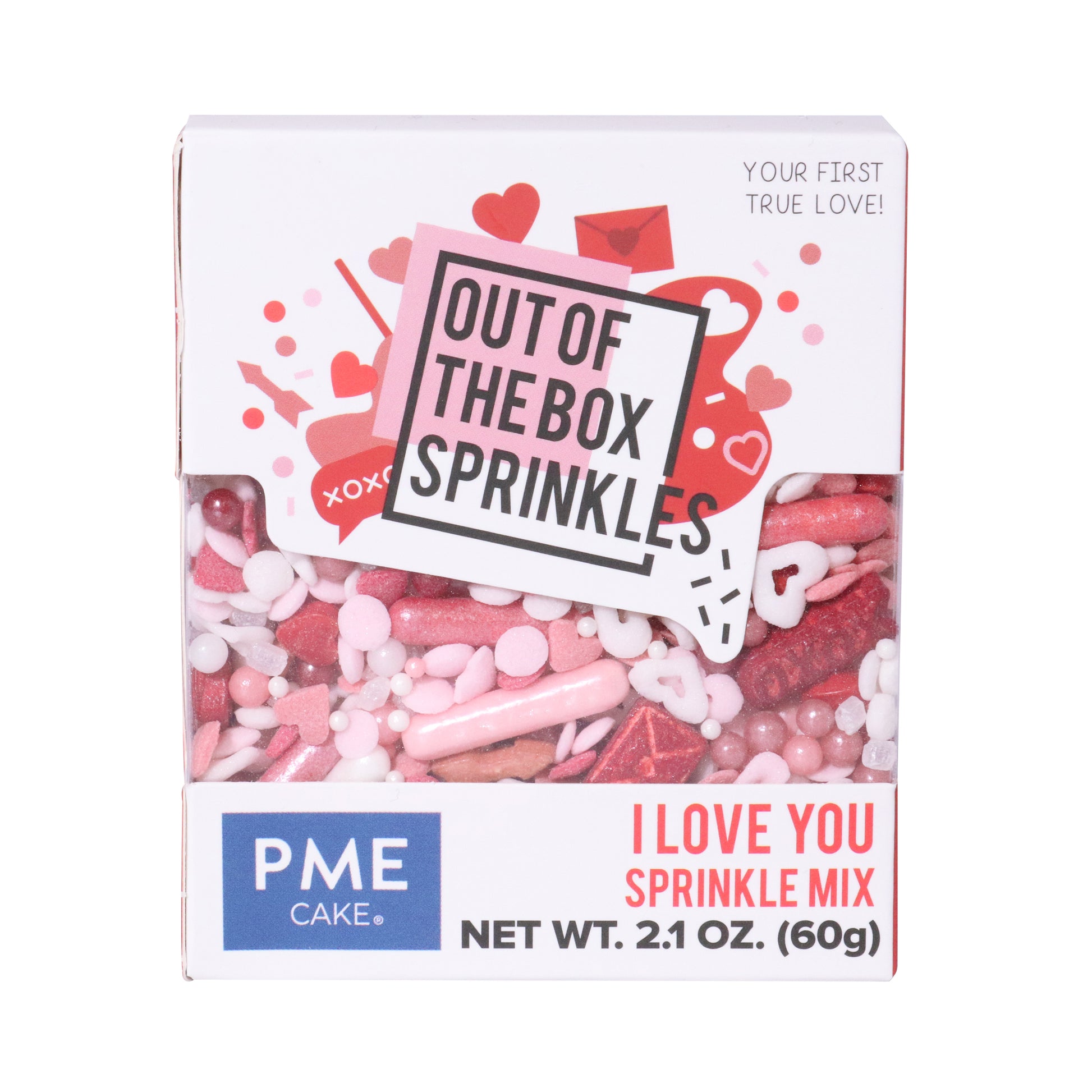 PME Out of the Box Zuckerstreusel Mix - Ich liebe dich - 60g
