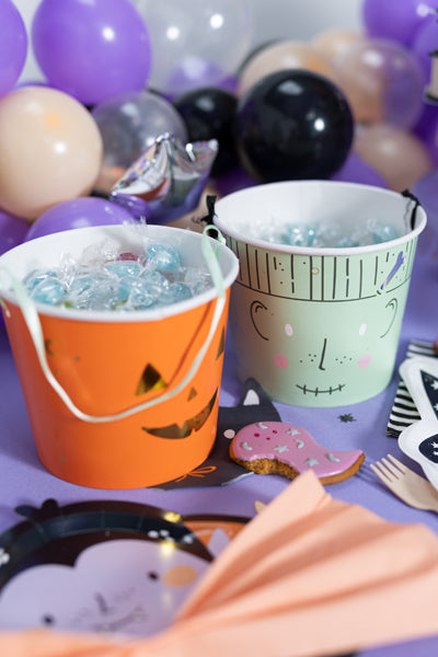 Süssigkeiten Eimer - Halloween - 2 Stück