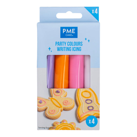 PME Zuckerstift - Partyfarben - 4er Pack