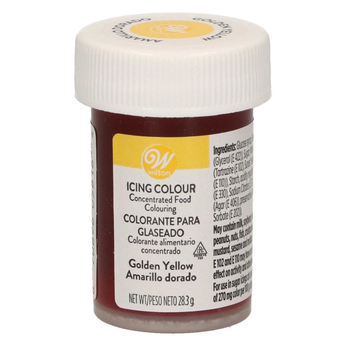 Wilton Icing Colour -  Lebensmittelfarbe - Golden Yellow - Gelb