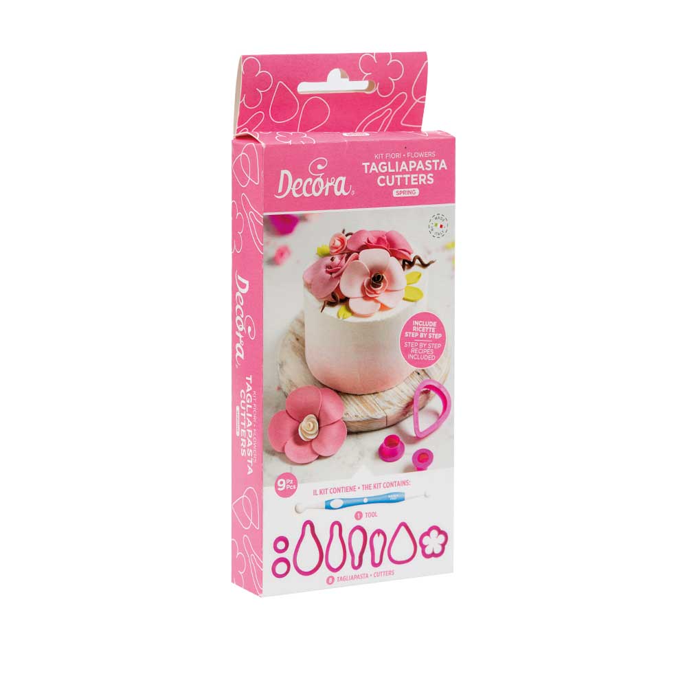 Decora Ausstechformen Frühlings Blumen Set - 9 teilig