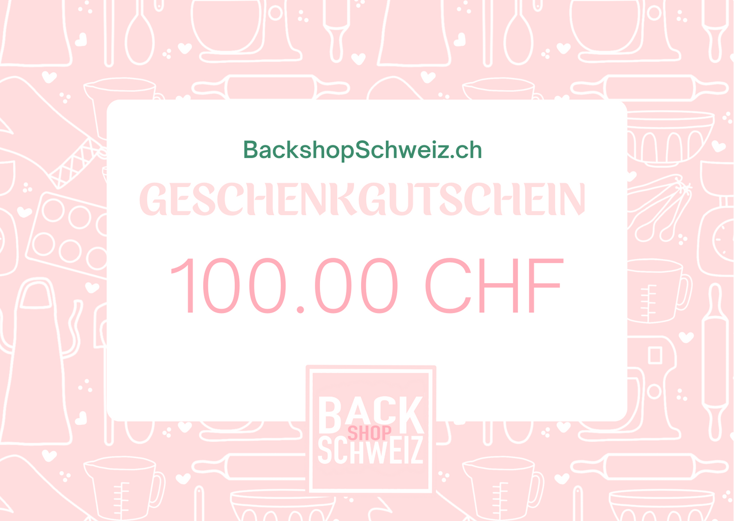 BackshopSwitzerland - gift vouchers