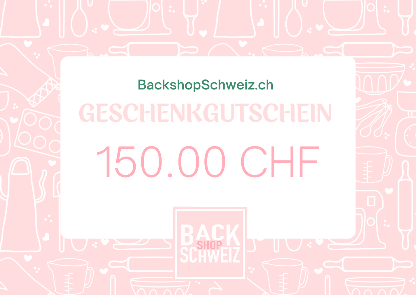 BackshopSwitzerland - gift vouchers