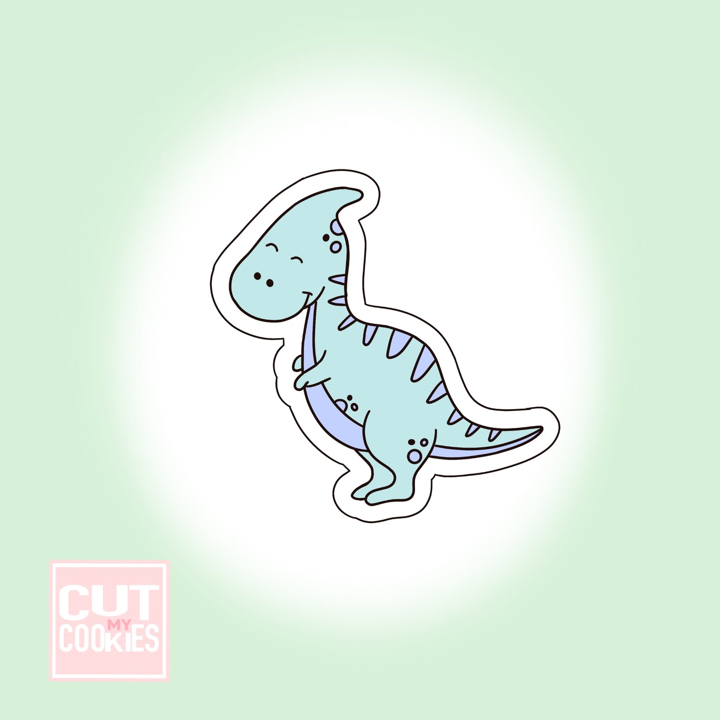 Cookie cutter Dino Parasaurolofus