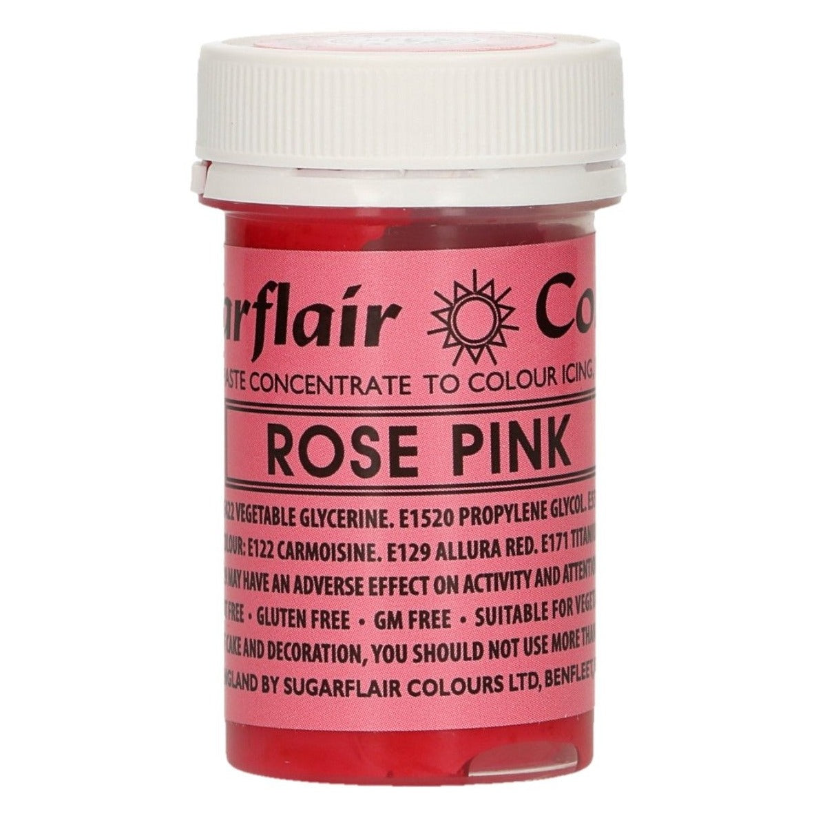 Sugarflair Paste -  Lebensmittelfarbe - Rose Pink