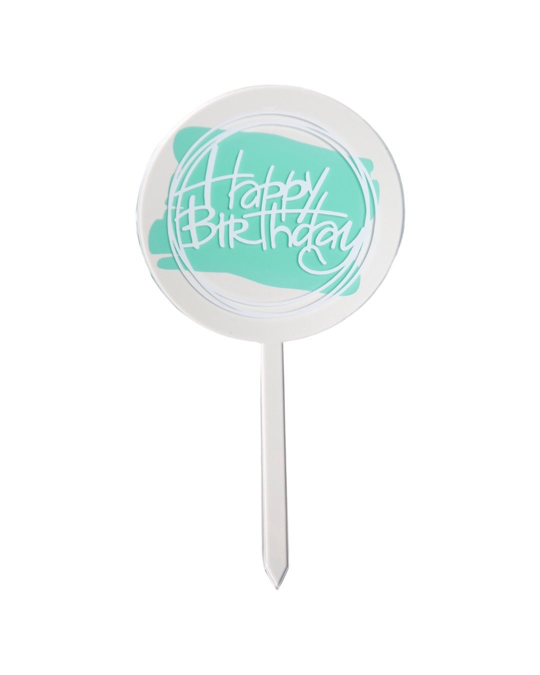 BakemyCake Cake Topper - Birthday 