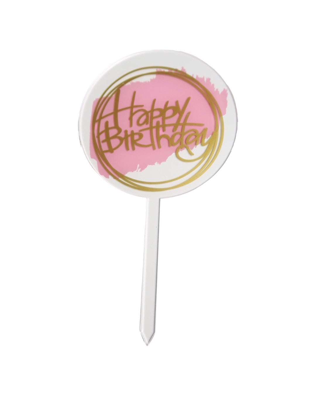 BakemyCake Cake Topper - Birthday 