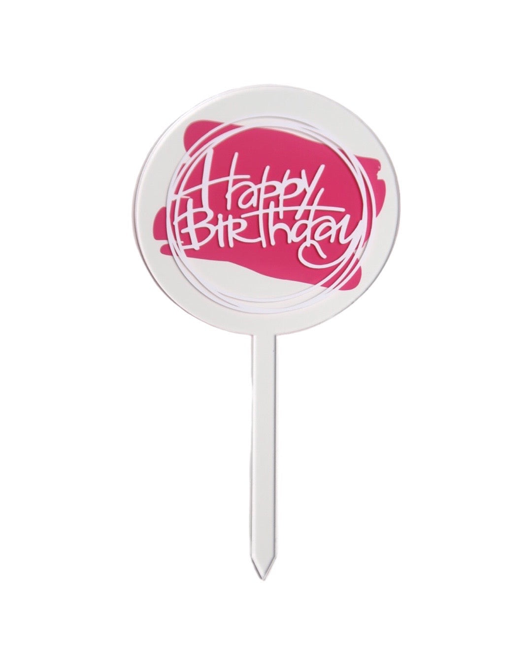 BakemyCake Cake Topper - Birthday 