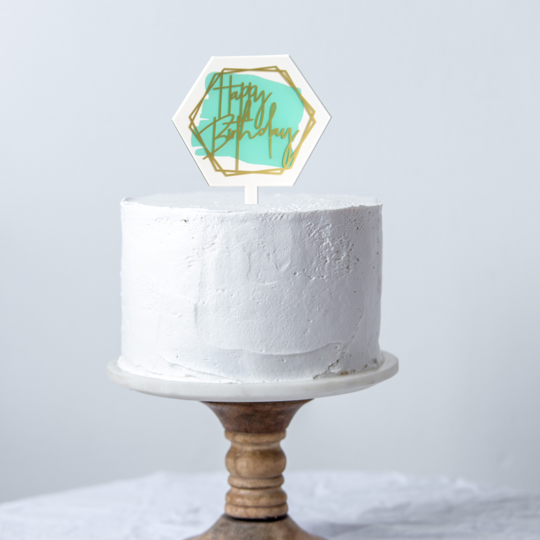 BakemyCake Cake Topper - Birthday 