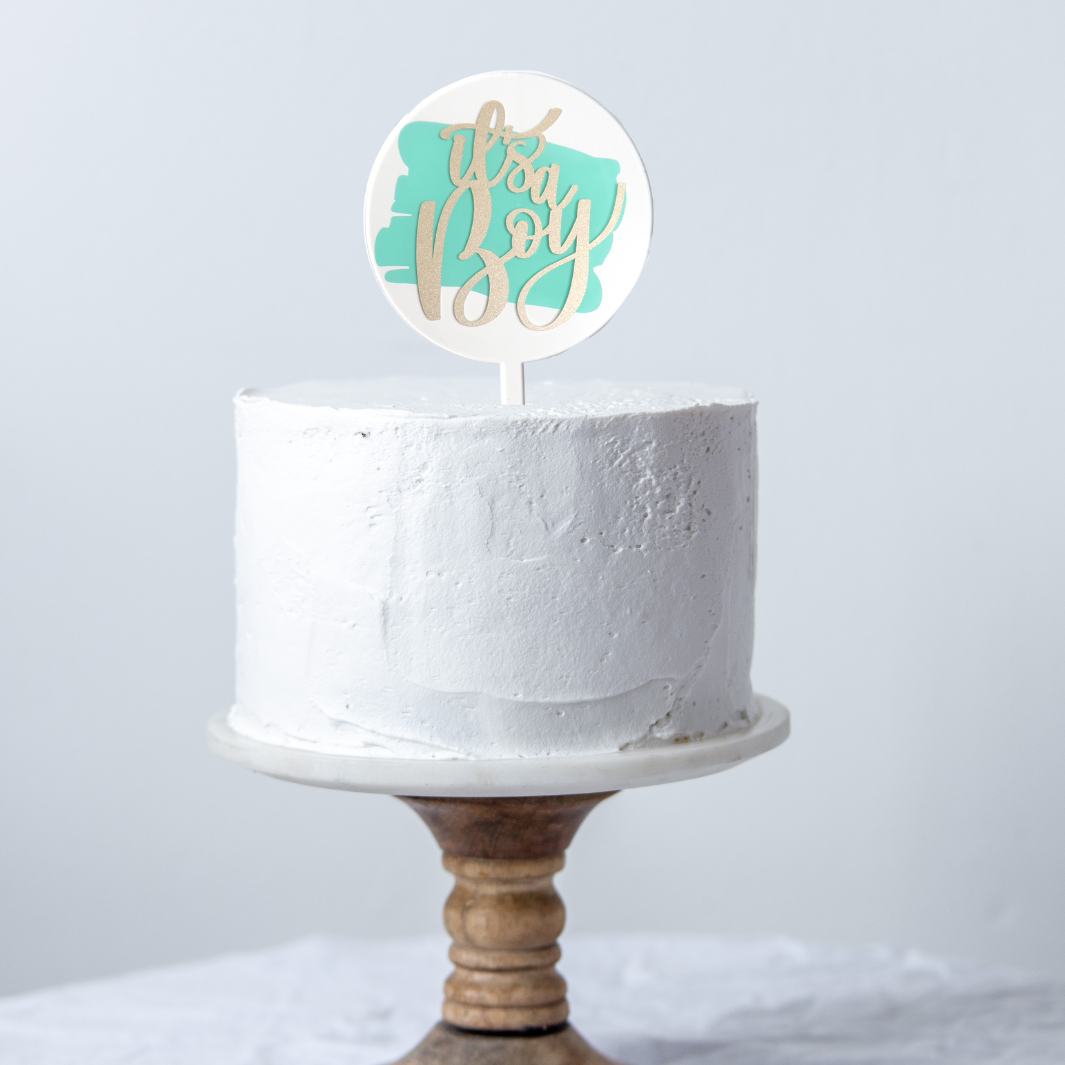 BakemyCake cake topper - GirlBoy 