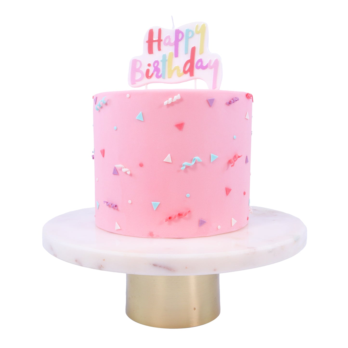Bougie gâteau PME Happy Birthday