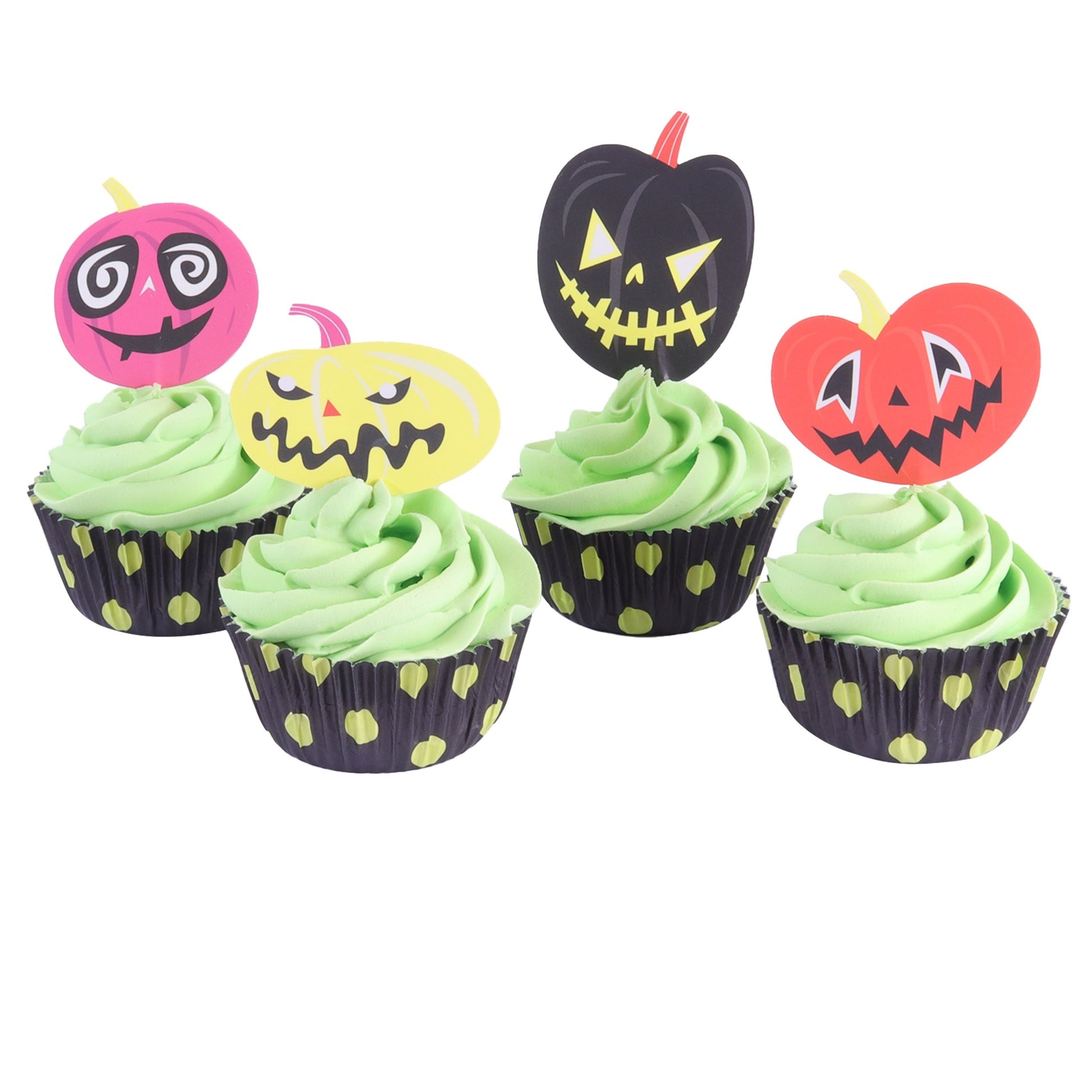 PME Cupcake Set - Spooky Halloween Pumpkins