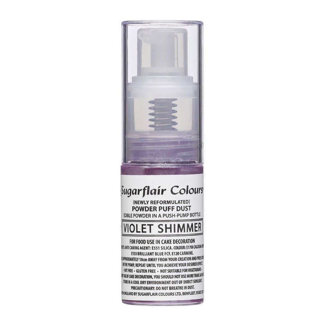 Sugarflair Glitzerstaub Pumpspray - Violett