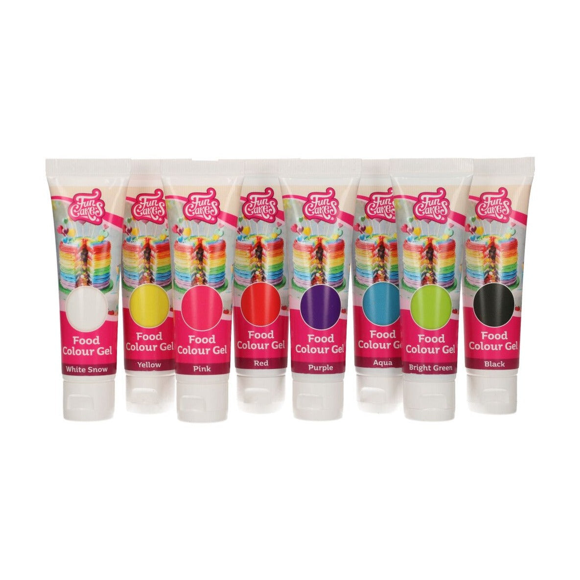 Lebensmittelfarb - Set 8 Farben - Funcakes