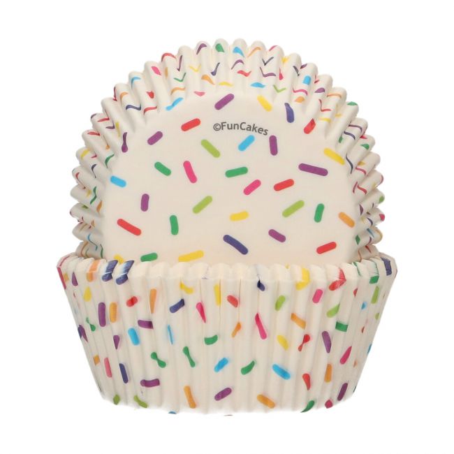 Funcakes Cupcake Backförmchen Sprinkles