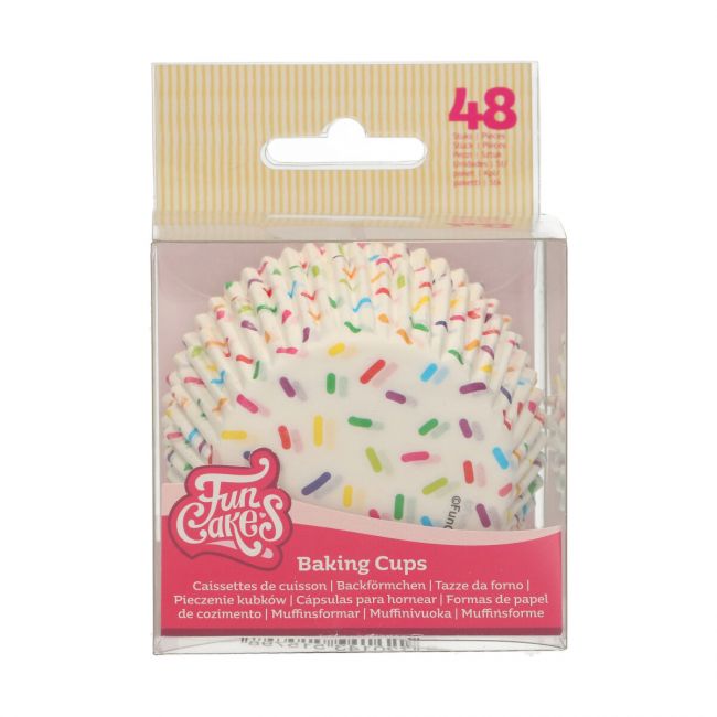 Funcakes Cupcake Backförmchen Sprinkles