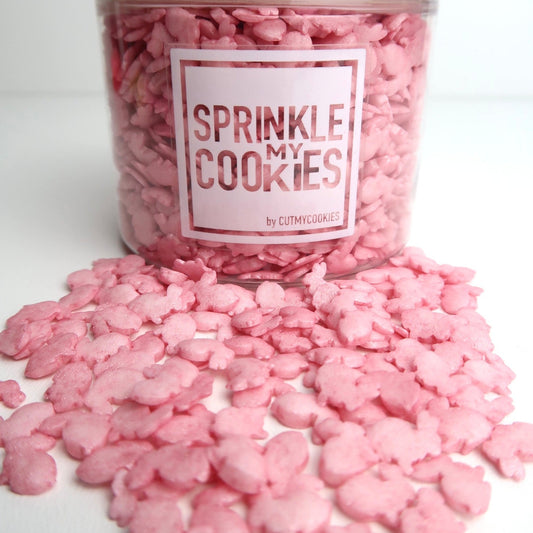 Zuckerstreusel - Sprinkles - Rosa Hase